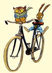 Postkarten Motiv „Fahrradspaß“