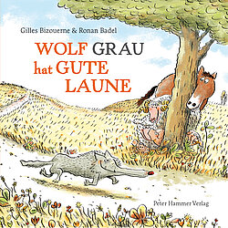 Wolf Grau hat gute Laune